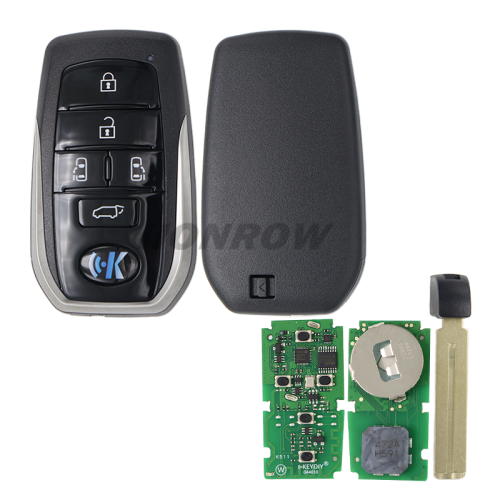 KEYDIY TIB01-5 with 8A 4D chip for KD-X2 KD MAX KDX4 Car Key Remote Fit More than 2000 Models