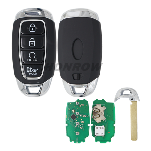 For Hyundai Venue 4 button smart key with 433MHz NCF29AxMTT HITAG AES 4A chip P/N: 95440-K2400  FOR HYUNDAI Venue 2020-2022