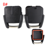 For Chevrolet 2/3 button remote case without battery place