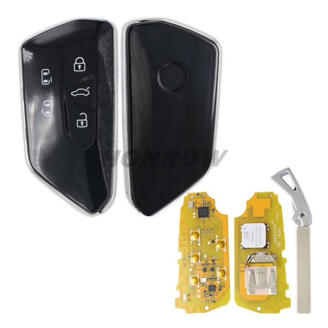 KEYDIY FGB25-5 button 5D Universal smart key   1. Support VW, Audi, and Porsche 5C/5D remote generation 2, Can be used as ZB type remote 3, Can be used for BMW BDC2, BDC3,or BCPremote generation