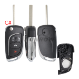 For Chevrolet 2/3/3+1/4+1 button modified remote key blank