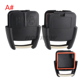 For Chevrolet 2/3 button remote case without battery place
