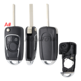 For Chevrolet modified 2  button key blank