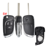 For Chevrolet 2/3/3+1/4+1 button modified remote key blank