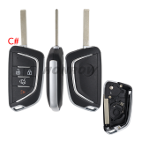 For Chevrolet 2/3/3+1/4+1 button modified remote key blank