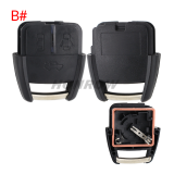 For Chevrolet 2/3 button remote case with battery place