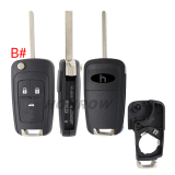 For Cherolet 2/3/3+1/4+1 button remote key blank