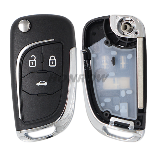 For Chevrolet 2/3/3+1/4+1 button modified remote key blank