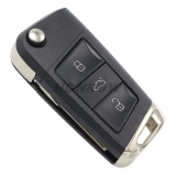 For V 3 button remote key blank