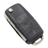 For V 3+1 button remote key blank with panic button