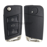 For V 3 button remote key blank