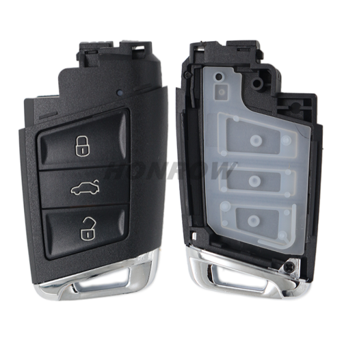For VW 3 Button remote key blank  with blade