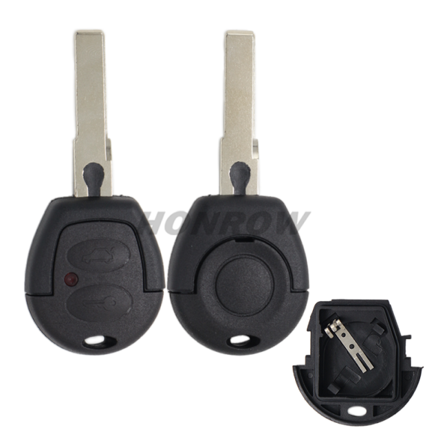 For VW Golf 2 button remote key Shell(no logo)