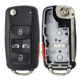 For VW 4+1 button flip remote  key blank