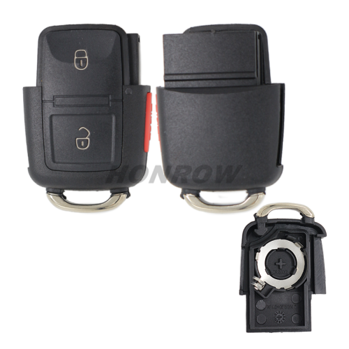For V 2+1 button remote key blank