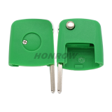 For V 3 button  waterproof  remote key blank with green color