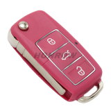 For V 3 button  waterproof  remote key blank with red color