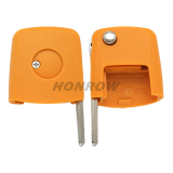 For V 3 button  waterproof  remote key blank with yellow color