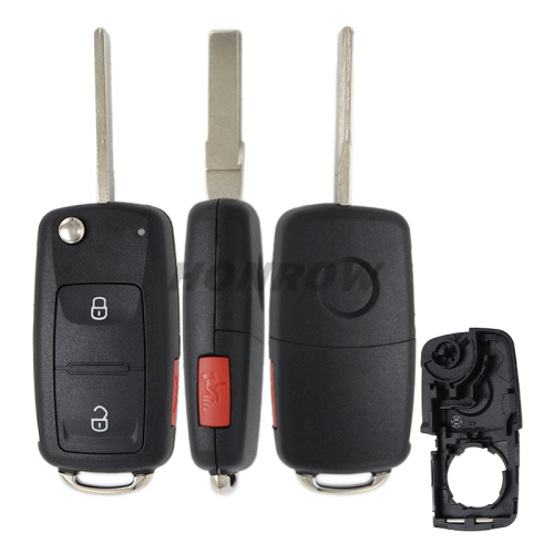 For V 2+1 button remote key  blank