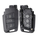 For VW 3 button remote key blank
