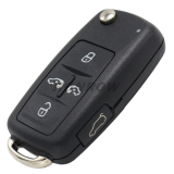 For VW 4+1 button flip remote  key blank