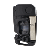 GTL High quality For VW Golf 7 MQB 3/4 button flip remote key blank with HU66 key blade