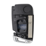 GTL High quality For VW Golf 7 MQB 3/4 button flip remote key blank with HU162T key blade