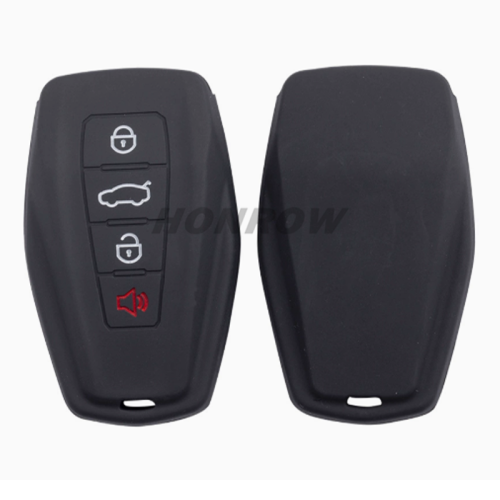 For Geely 3+1 button  silicon case (black,blue ,red. Please choose the color)