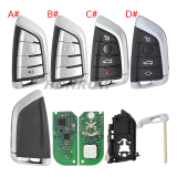 For Original BMW G-Series  Smart Remote Key BDC2 BDC3 ​FCC ID N5F-ID21A Triple Key IC: 3248A-ID21A 433.92MHZ  ID49 NCF795xV Chip Used for Korean market Original PCB+AF key shell
