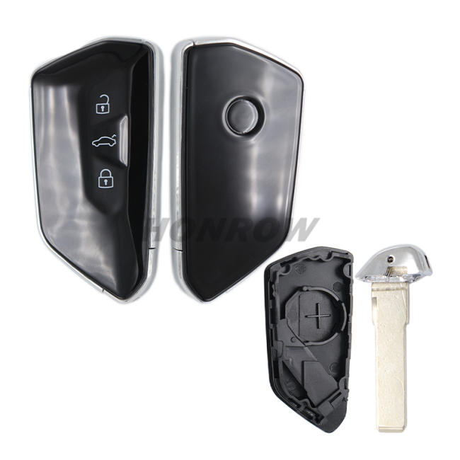 For VW MQB Golf Modified 3 button Remote Key Shell