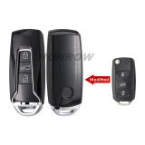 For VW Touareg Modified 3 button Smart key blank