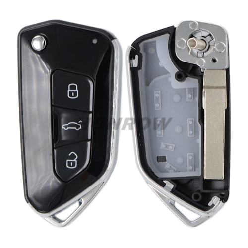 For VW 202AD Modified 3 button Remote Key Shell high quality