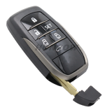 For Toyota Lonsdor 8A P0120 6 button smart key ,support frequency :314.35/315.1Mhz,312.5/314Mhz,433.58/434.42Mhz