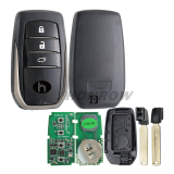 For Toy 3 button Keyless Smart Remote Key with 4D-ID71 Chip 315Mhz Board 7930 for Toy Prado Land Cruiser Car Intelligent Remote Key