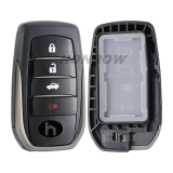 For Toy 3+1 button Keyless Smart Remote Key with 4D-ID71 Chip 315Mhz Board 7930 for Toy Prado Land Cruiser Car Intelligent Remote Key