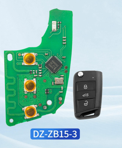 KEYDIY Remote key 3 button DZ-ZB15-3 SMARTKEY It is mainly used for Volkswagen 5c For46.47.48.49.4A、MQB48chip types match it to the car after generating it, its function is the same as the original smart key