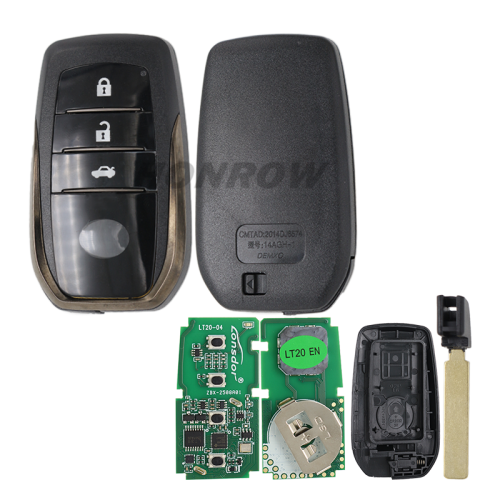 For Toy Camry Hybrid Camry Keyless Smart Remote Car Key 434MHz P1=88 0020 board MDL BJ1EW  P/N: 89904-33660 P4 [00 00 88 88]