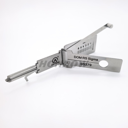 Lishi Tool DOM RS Sigma SS379 2 in 1 lock pick lishi style lock pick 2 in 1 tool