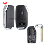 For new Kia 3+1/4+1/5+1 buttons smart remote key shell B# D# with truck hold C# E# with SUV hold