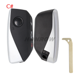 For BMW 4 button FEM BDC CAS4 CAS5 smart key shell