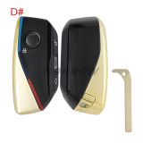 For BMW 4 button FEM BDC CAS4 CAS5 smart key shell