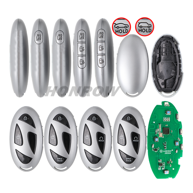 KEYDIY ZB72 smart key For Hyundia smart style Universal KD Smart Key Remote for KD-X2 KD-X4 KD-MAX Car Key Remote Fit More than 2000 Models