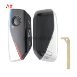 For BMW 4 button FEM BDC CAS4 CAS5 smart key shell