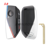 For BMW 4 button FEM BDC CAS4 CAS5 smart key shell