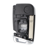 For VW MQB 3 button remote key shell with HU66/HU162T Blade ,The pin hole like the original key shell