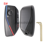 For BMW 4 button FEM BDC CAS4 CAS5 smart key shell with 3x button