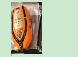 For Lamborghini 3 button smart Key blank orange color