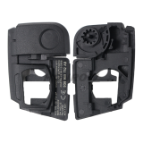 For VW MQB 3 button remote key shell with HU66/HU162T Blade ,The pin hole like the original key shell