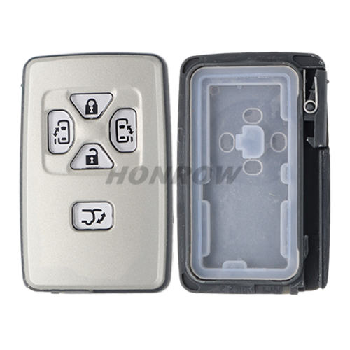 For Toyota 5 button Smart Key with 433MHz ASK Board No 0780 ID71 CHIP: P1=94 P/N: 271451-0780
