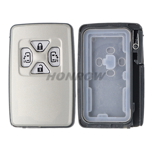 For Toyota 4 button Smart Key with 433.92MHz ASK Board No. 0780  ID71 CHIP: P1=94